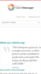 Mobile Screenshot of onlinetalentmanager.com