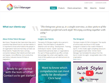 Tablet Screenshot of onlinetalentmanager.com